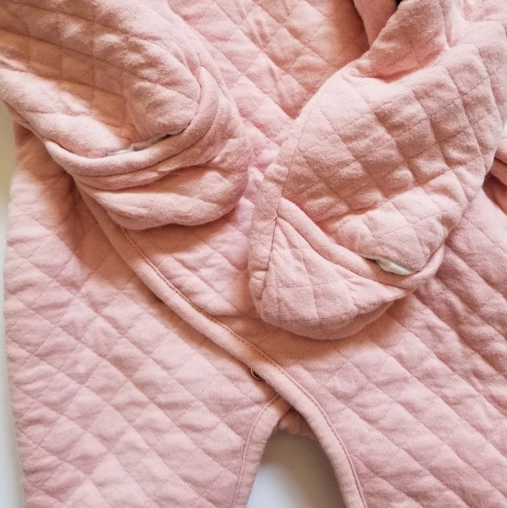 🍂 Carter's Quilted Sherpa Fleece Bodysuit Coat